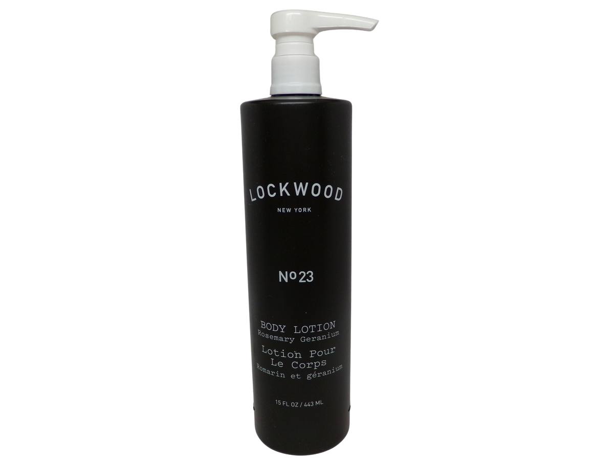 Lockwood New York Rosemary Geranium Bath Collection Lot of five (15oz) Bottles