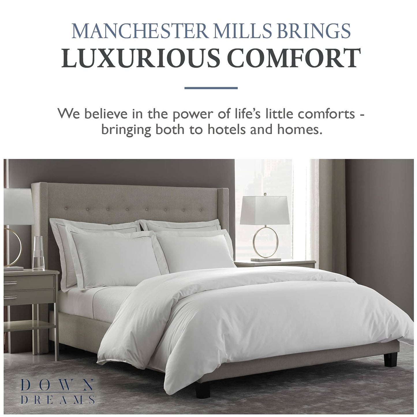 Down Dreams Manchester Mills Classic Firm Queen Pillows  2-Pack