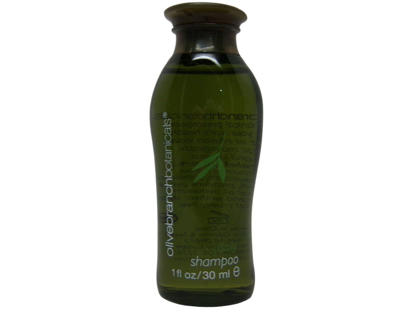 Olive Branch Botanicals Shampoo and Conditioner Lot of 12 (6 of each) 1oz Bottles.