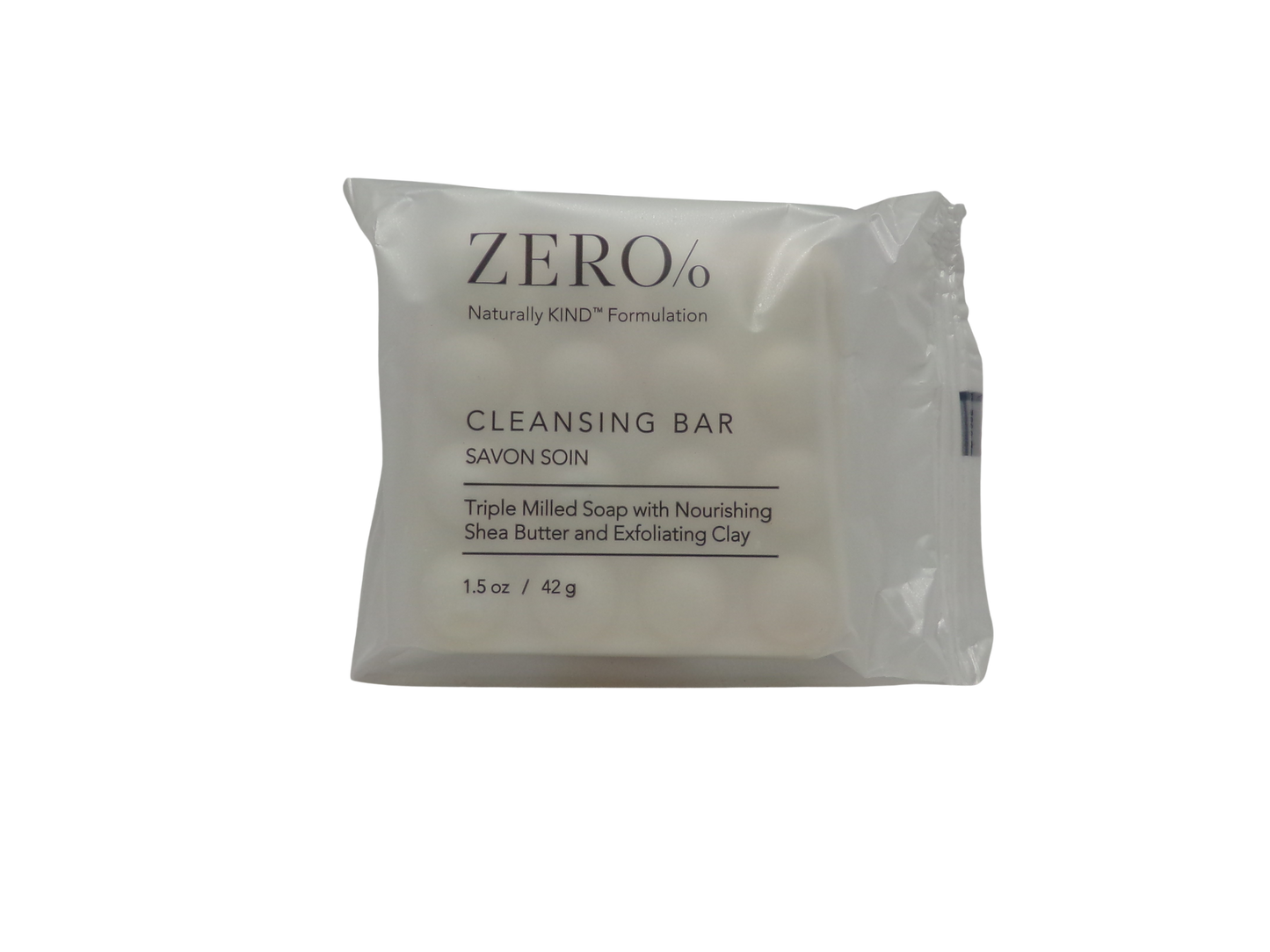 Zero% Triple Milled Exfoliating Clay & Shea Butter Lot of 16 each 1.5oz Soap Bars