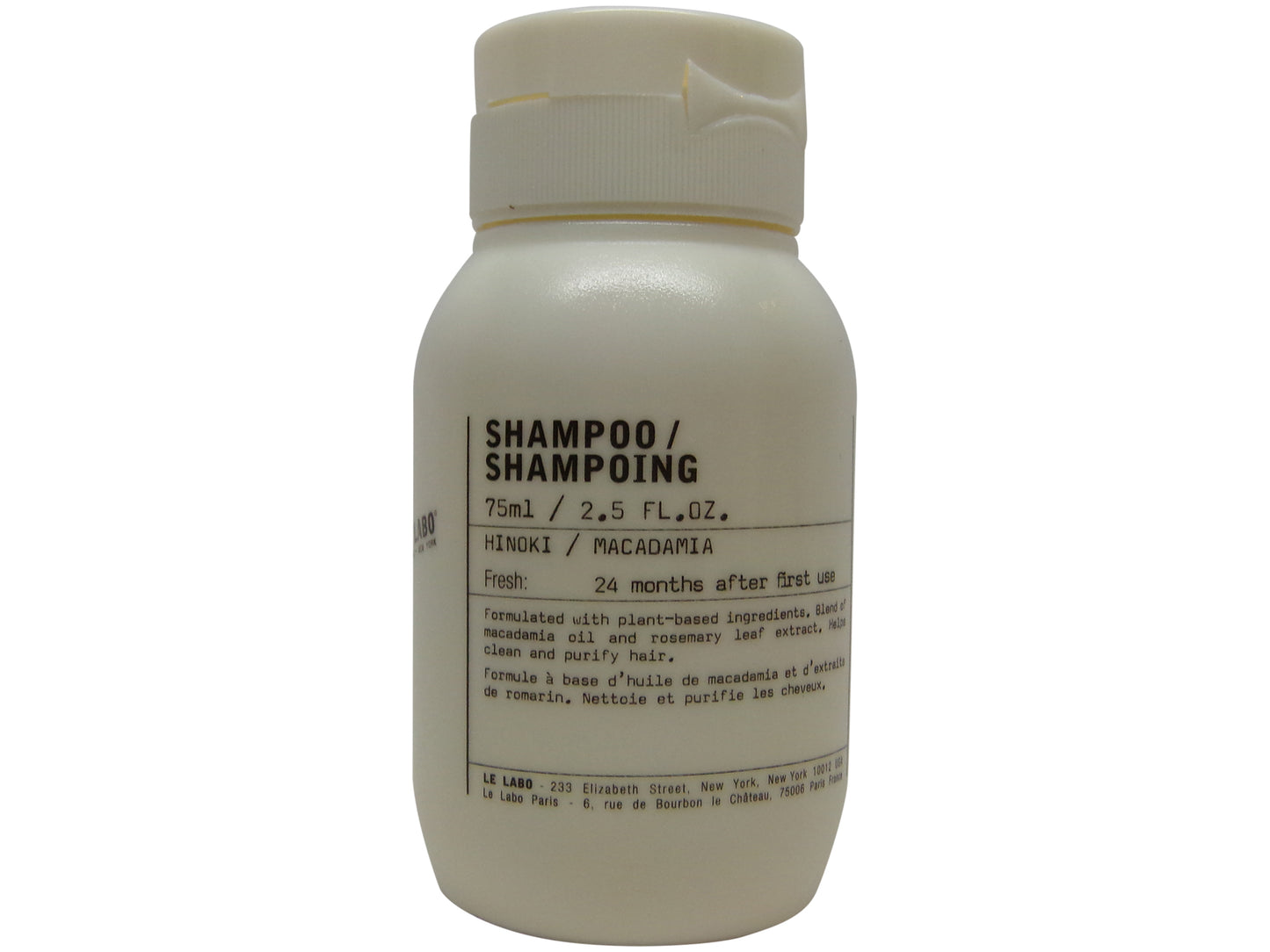 Le Labo Hinoki Shampoo & Conditioner lot of 2 (1 of each) 2.5oz bottles.
