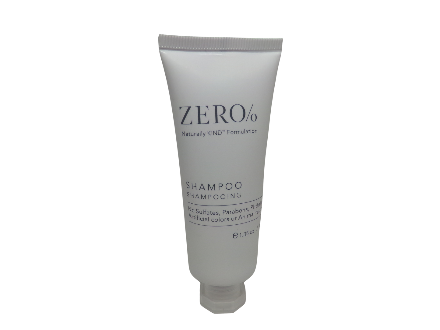 Zero% Shampoo Lot of 18 each 1.35oz Bottles Total of 24.3oz