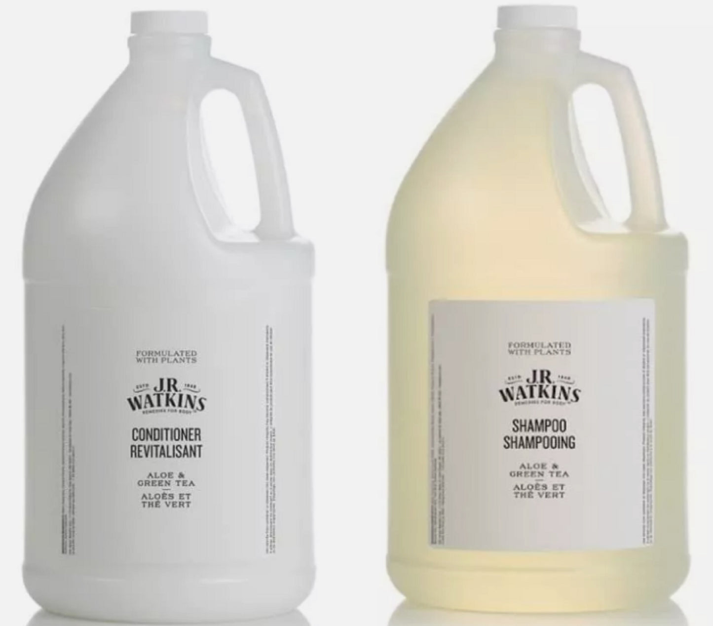 J.R. Watkins Shampoo and Conditioner 128 Ounces/1 Gallon 1 of Each