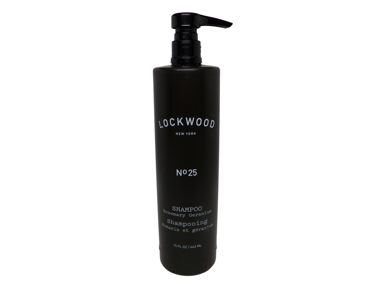 Lockwood New York No. 25 Rosemary Geranium Shampoo Lot of Two (15oz)