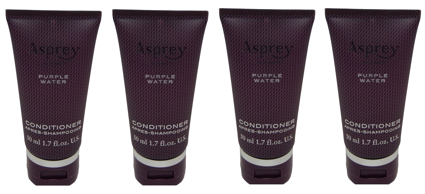 Asprey Purple Water Conditioner lot of 4 each 1.7oz bottles. Total of 6.8oz