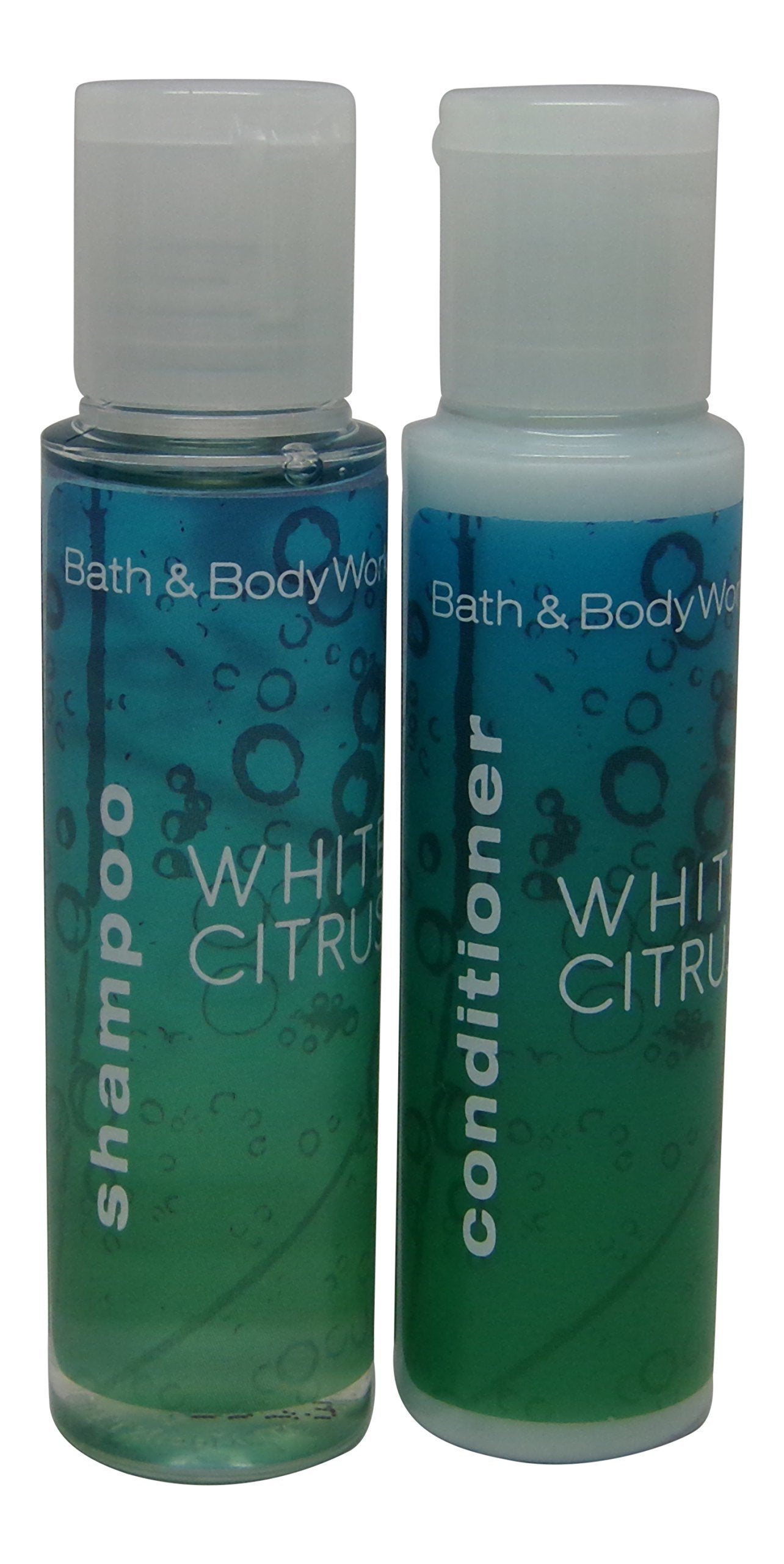 Bath & Body Works White Citrus Conditioner & Shampoo Lot of 24 (12 of Each) 0.75oz Bottles