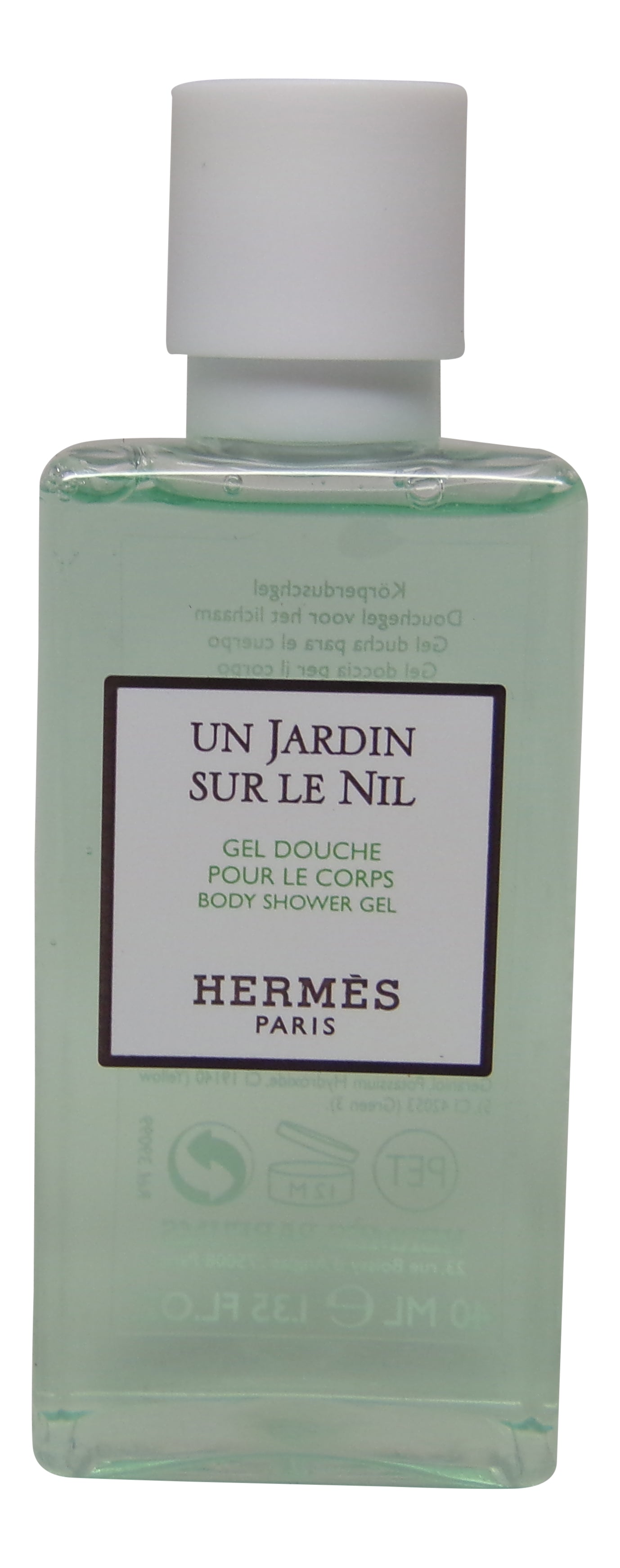 Hermes Un Jardin Sur le Nil Body Cleansing Gel lot of 12ea 1.35oz Bottles. Total of 16.2oz