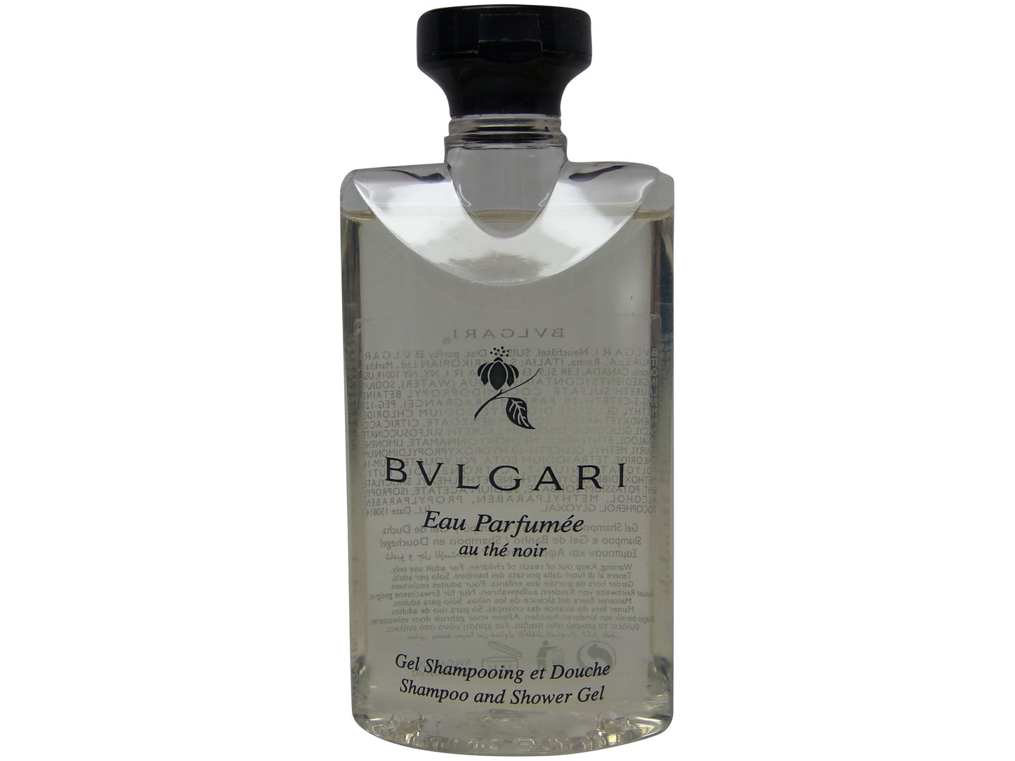 Bvlgari Eau Parfumee Black Tea Shampoo and Shower Gel, 2.5 oz. Set of 3