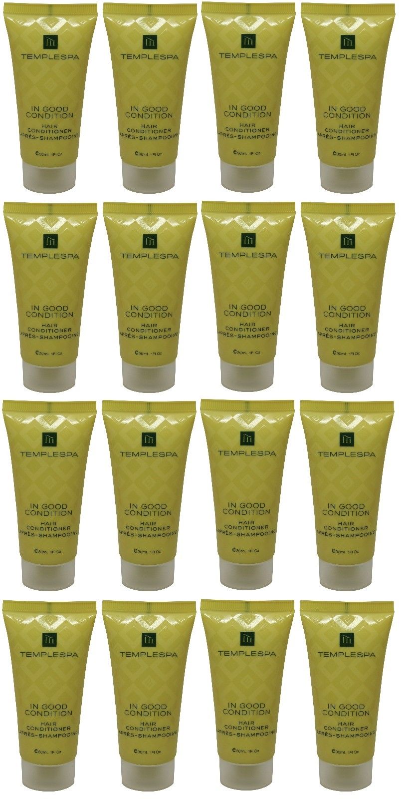 Temple Spa In Good Condition Hair Conditioner 16 each 1oz tubes. Total of 16oz