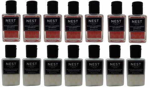 Nest Fragrances Sicilian Tangerine Shampoo & Conditioner lot of 14 (7 of each)