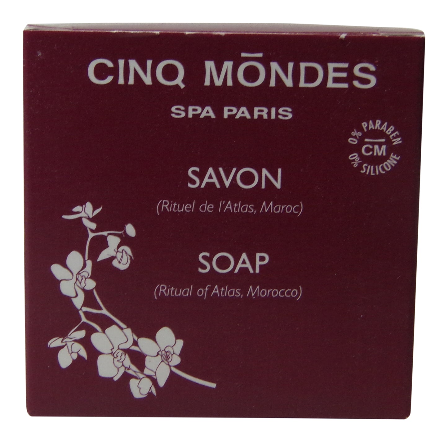 Cinq Mondes Soap Rituel de l'Atlas lot of 3 each 1.4oz. Total of 8.4oz