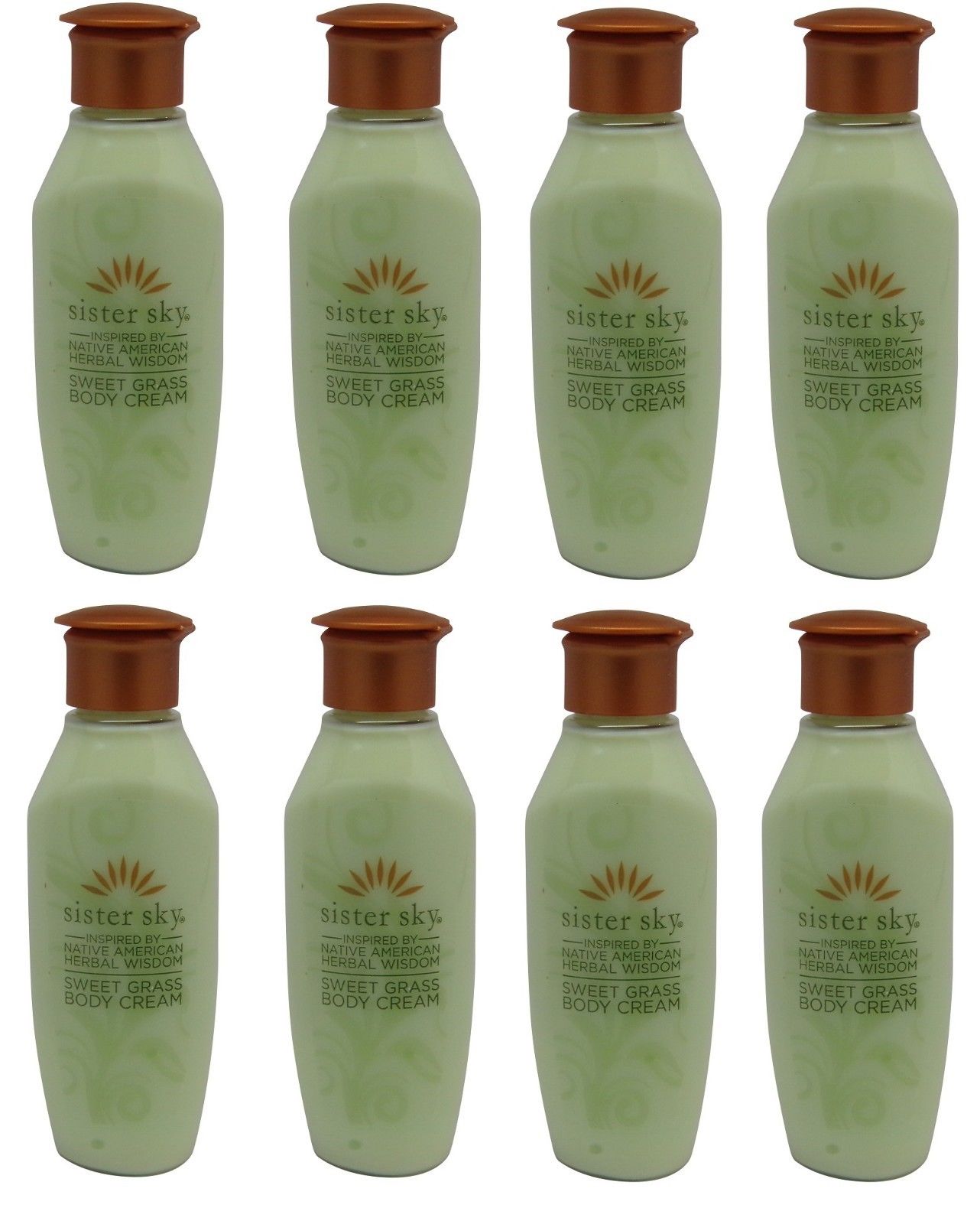 Sister Sky Sweet Grass Body Cream Lotion lot of 8 bottles. Total of 8oz