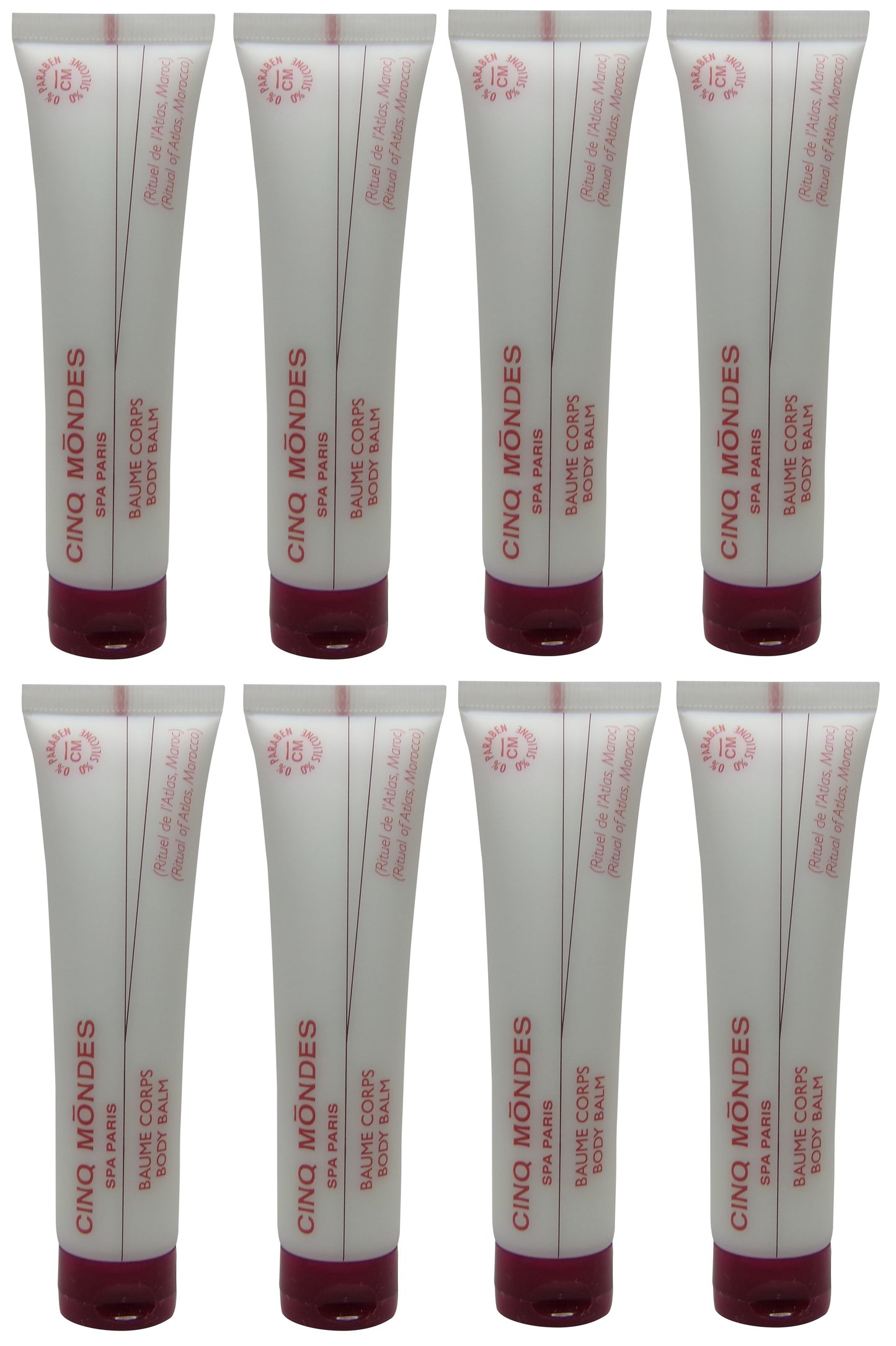 Cinq Mondes Body Lotion Rituel de l'Atlas lot of 8 each 1.35oz. Total of 10.8oz