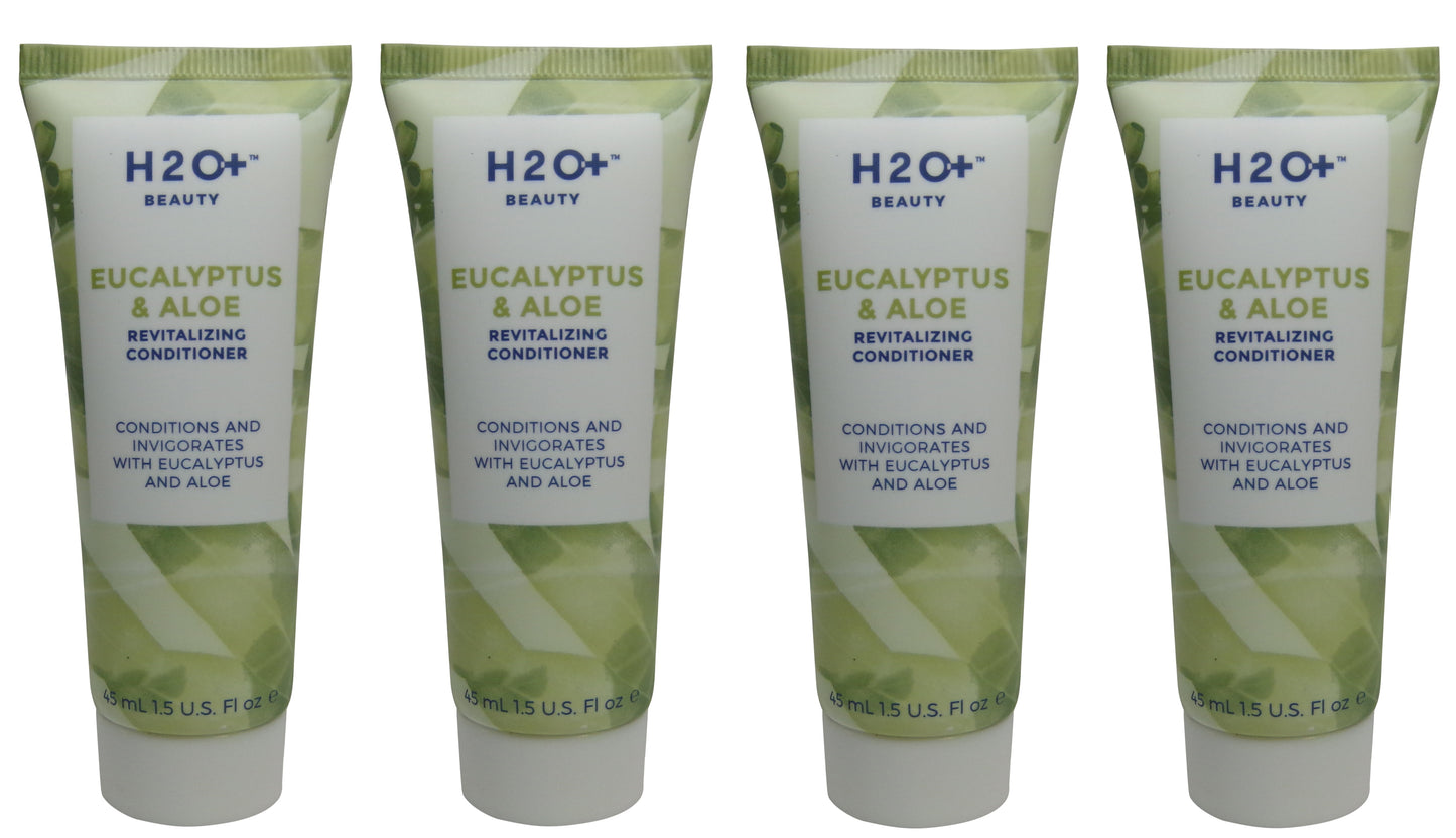 H2O Plus Eucalyptus & Aloe Conditioner lot of 4 each 1.5oz bottles. Total of 6oz