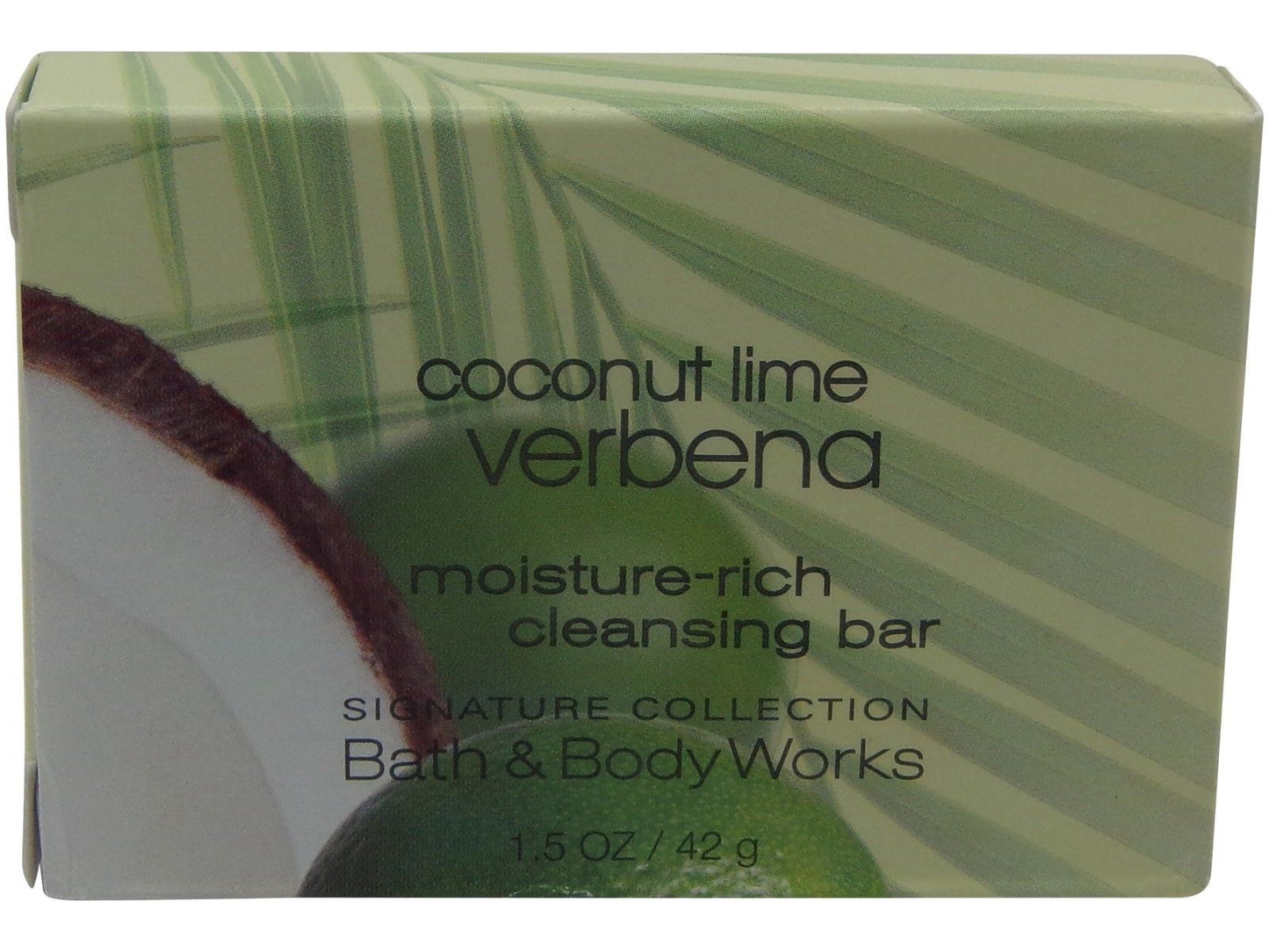 Bath & Body Works Coconut Lime Verbena Bath Soap lot of 6 bars. Total of 9oz