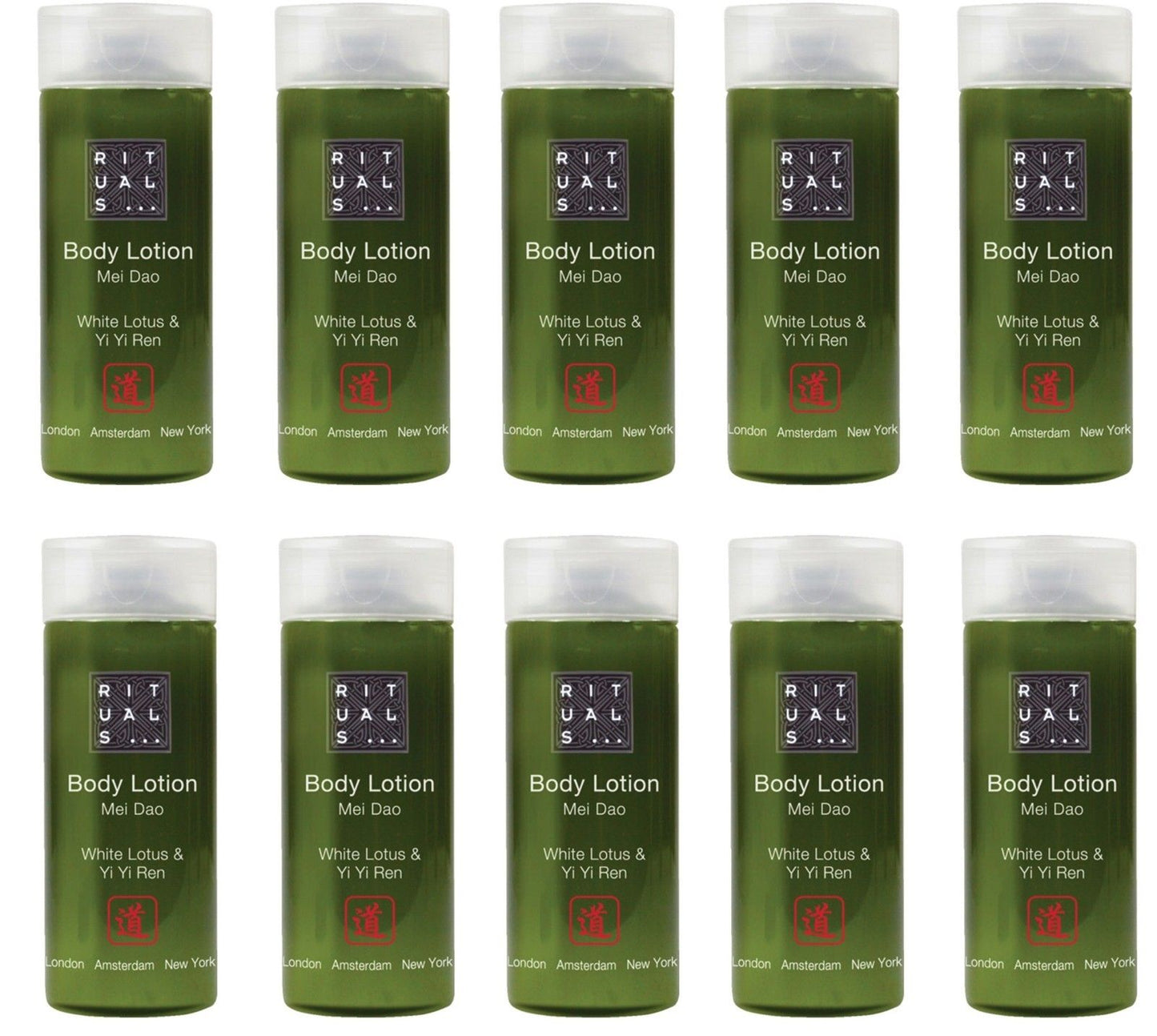 Rituals Mei Dao White Lotus & Yi Yi Ren Body Lotion. Lot of 10. Total of 8.5oz