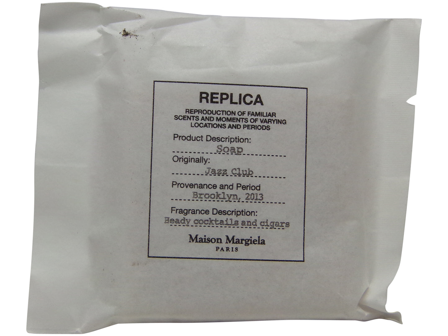 Maison Margiela Replica Jazz Club Soap lot of 4 each 1oz bars. Total of 4oz