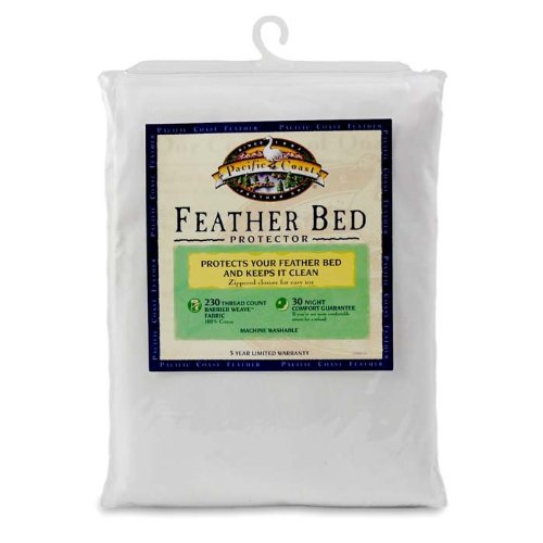 Pacific Coast Feather Bed Cover w zip closure Queen(feather bed not included) 157