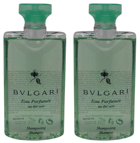 Bvlgari au the vert Green Tea Shampoo lot of 2 each 2.5oz Total of 5oz