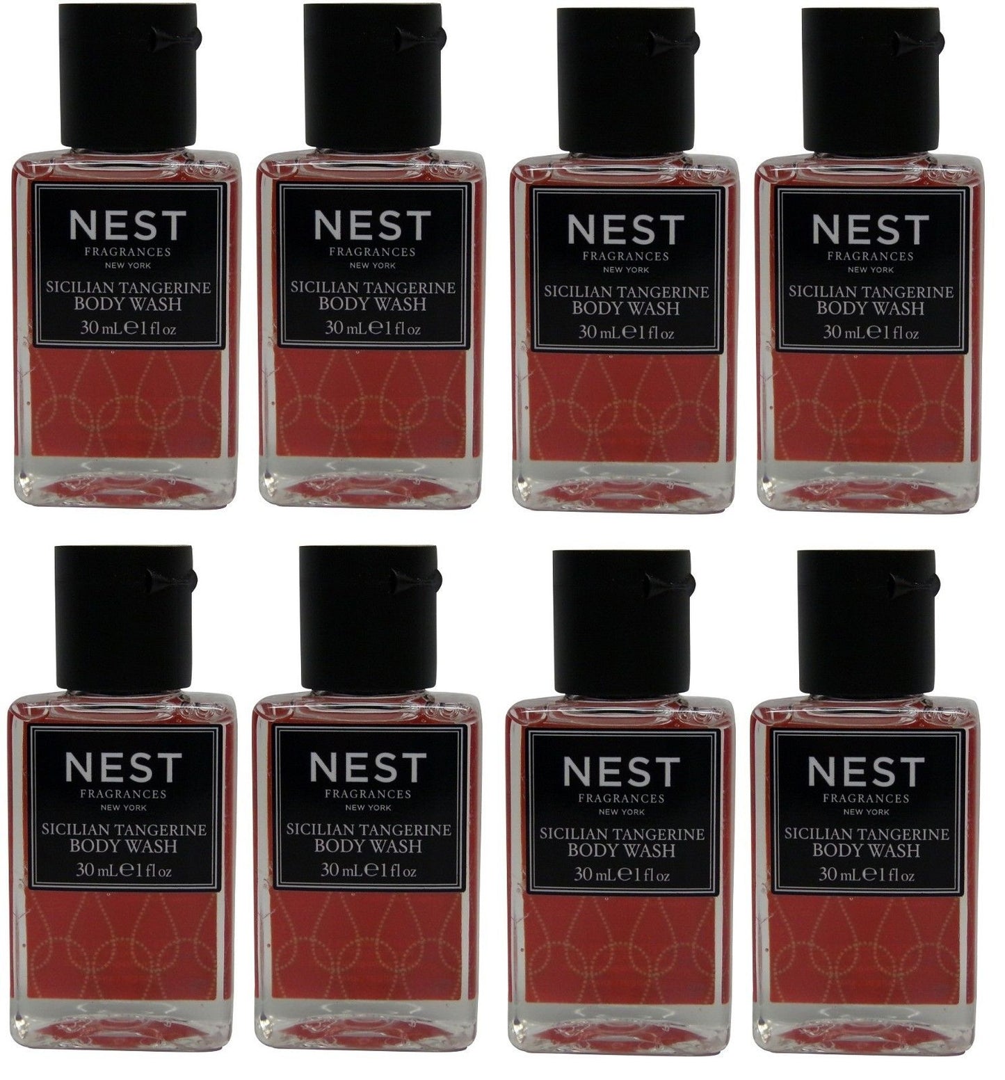 Nest Fragrances Sicilian Tangerine Body Wash lot of 8 Total of 8oz