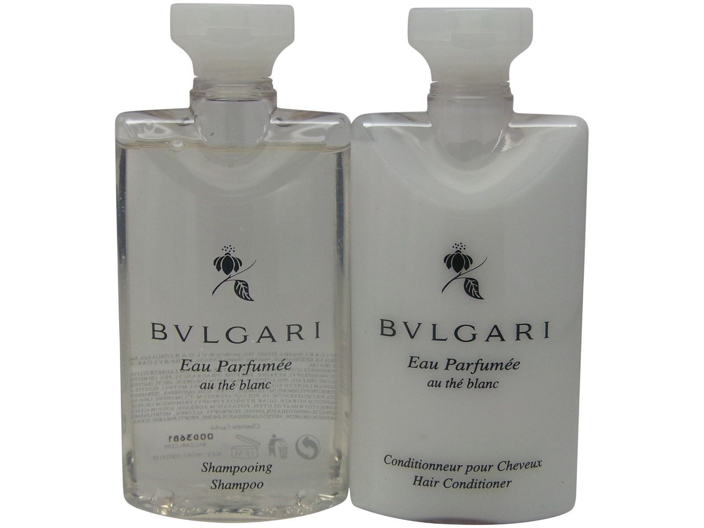 Bvlgari White Tea au the blanc Shampoo & Conditioner lot of 4 (2 of each)