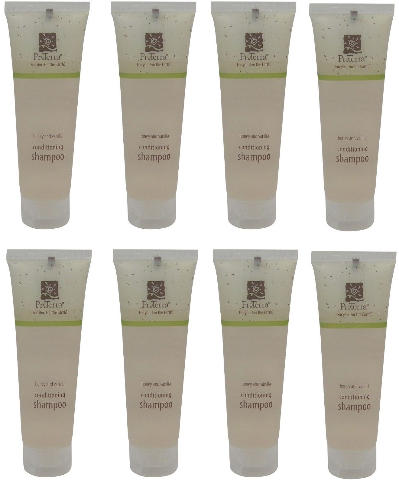 Proterra Honey & Vanilla Conditioning Shampoo Lot of 8 ea 1oz Total of 8oz