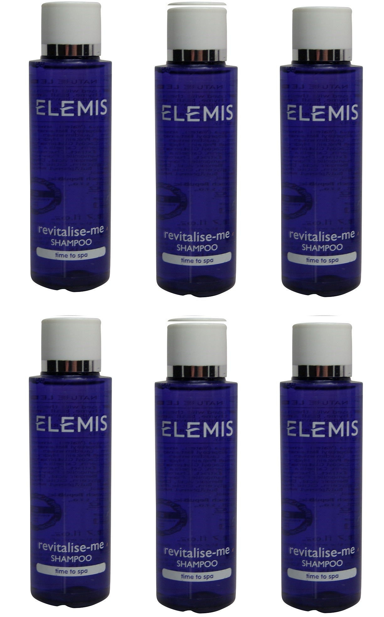 Elemis Revitalise Me Shampoo lot of 6 each 1.7oz bottles. Total of 10.2oz