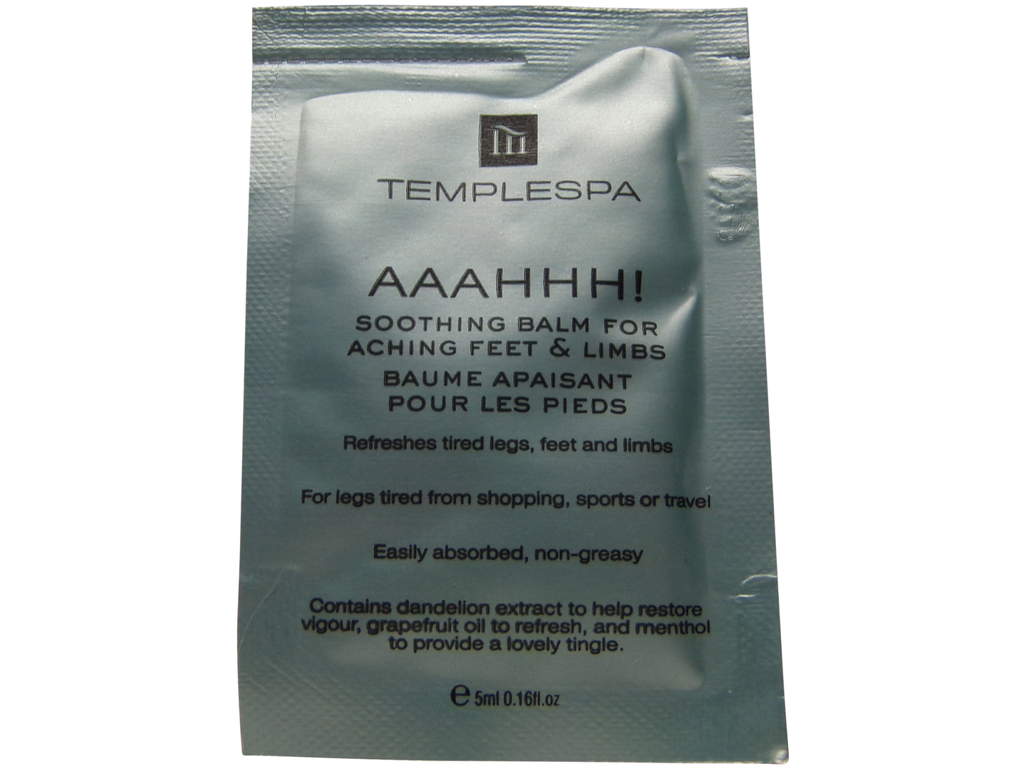 Temple Spa Aromatherapy AAAHHH Soothing Balm for Feet and Limbs Lot of 50