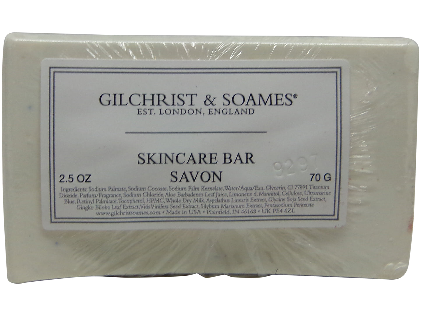 London Rectangle Saddle Exfoliating Vitamin E Soap Lot of 2ea 2.5oz bars. Total of 5oz