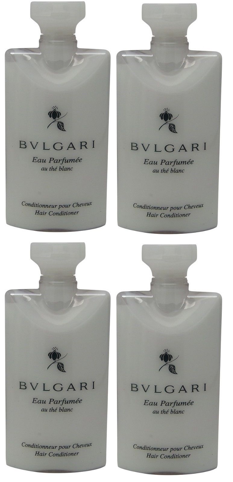 Bvlgari White Tea au the blanc Conditioner lot of 4 each 2.5oz Total of 10oz