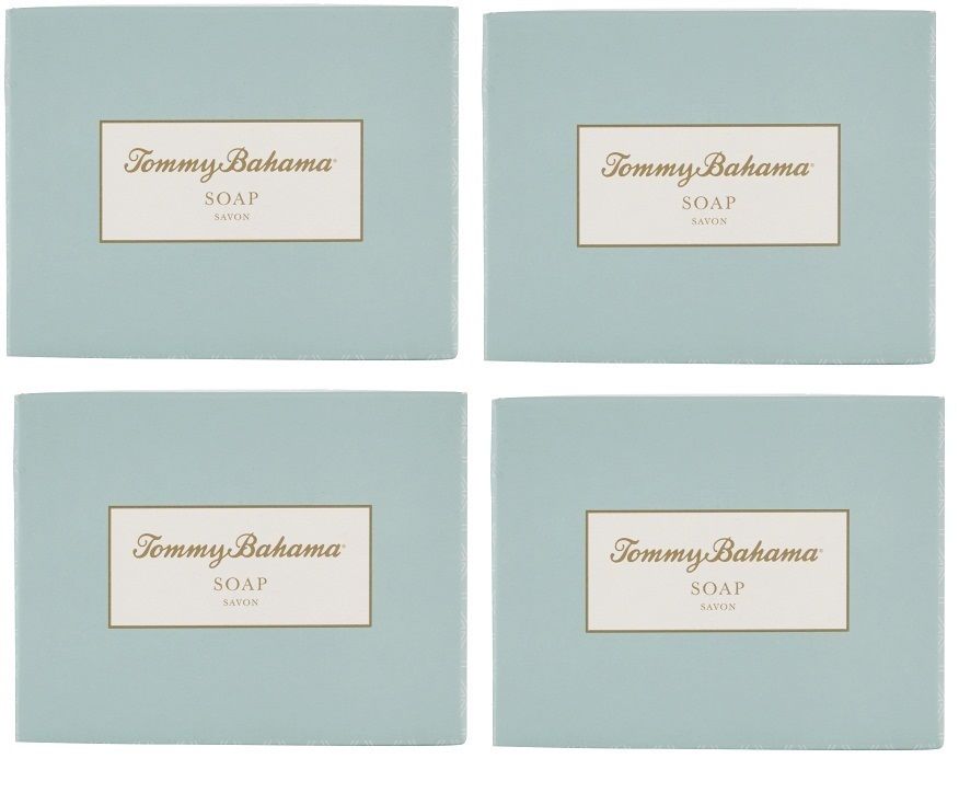Tommy Bahama Soap Lot of 4 each 1.76oz Bars. Total of 7.08oz