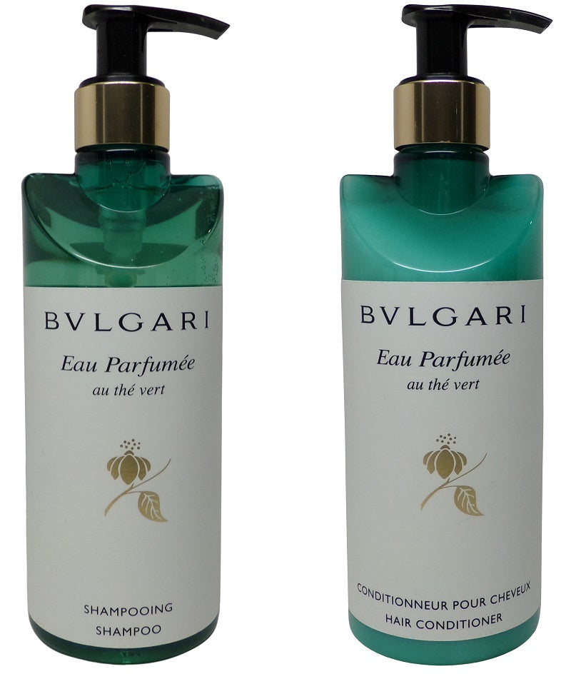 Bvlgari Eau Parfumee Green Tea au the vert Shampoo and Conditioner
