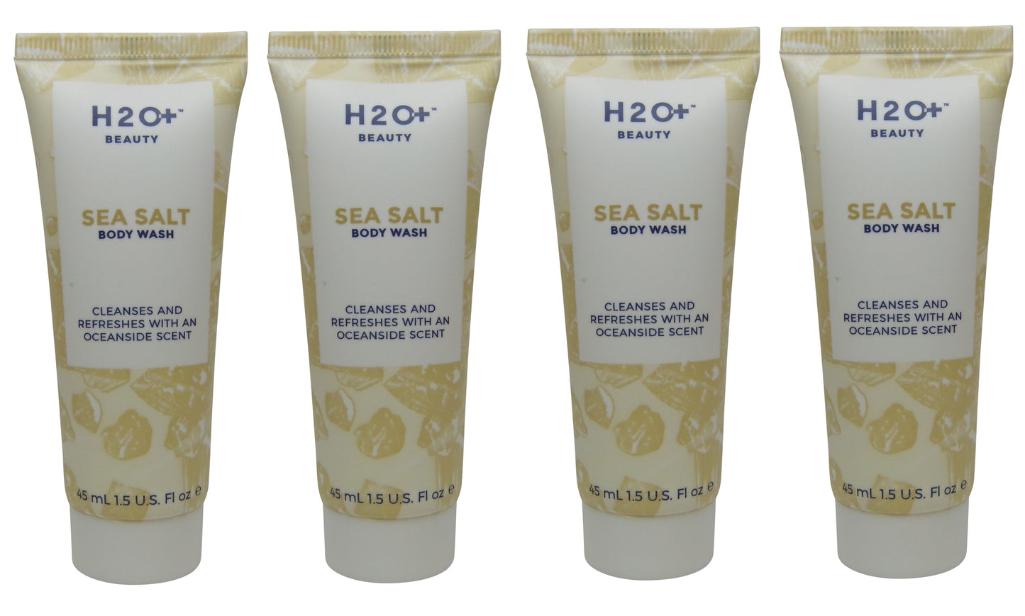 H2O Plus Sea Salt Body Wash lot of 4 each 1.5oz bottles. Total of 6oz