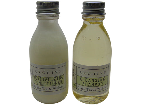 Archive Green Tea & Willow Cleansing Shampoo and Conditioner lot of 12 Bottles 6 of Each 1.5oz