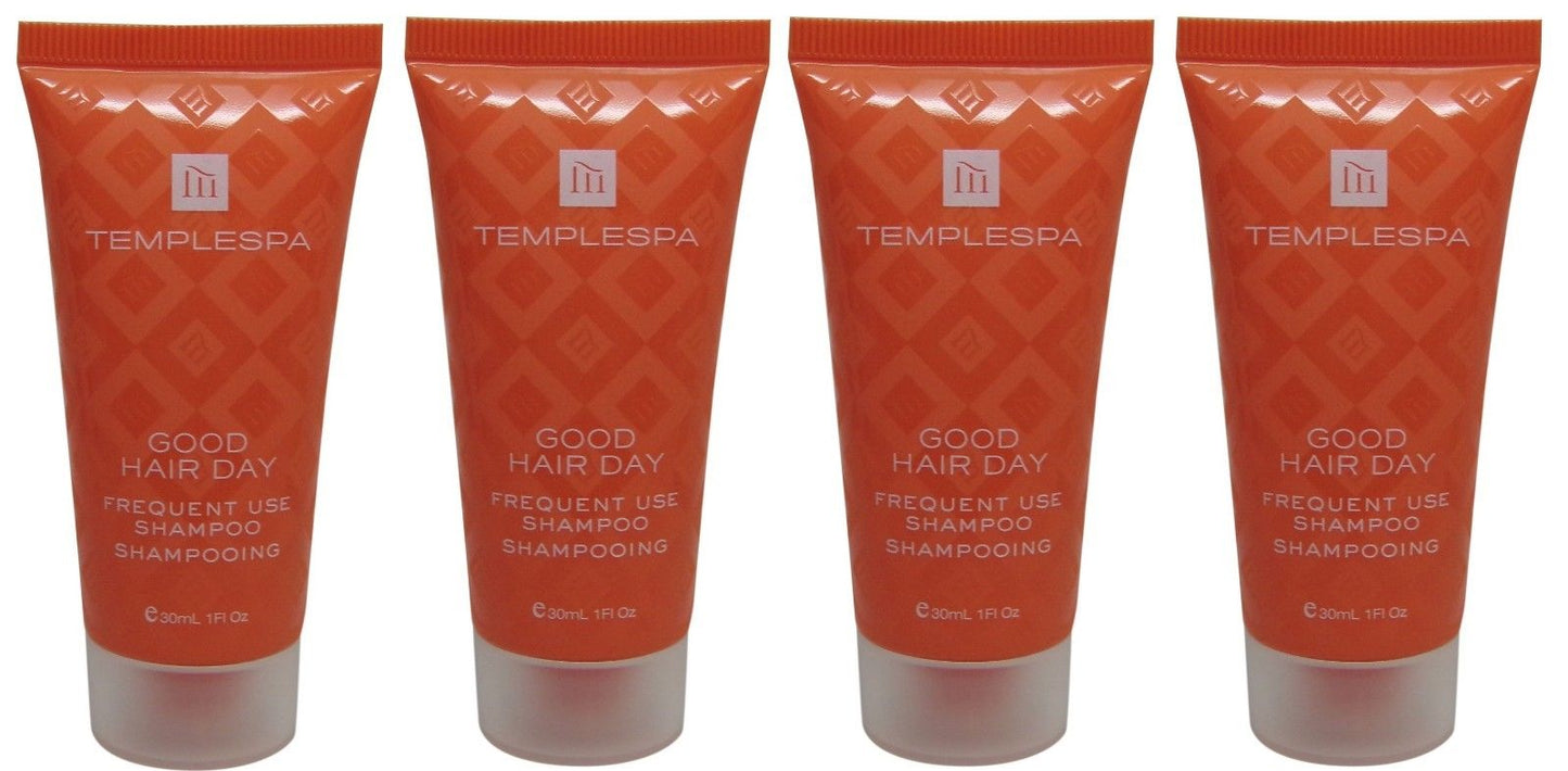 Temple Spa Good Hair Day Shampoo 4 each 1oz tubes. Total of 4oz