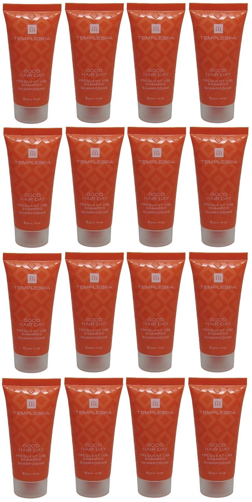 Temple Spa Good Hair Day Shampoo 16 each 1oz tubes. Total of 16oz