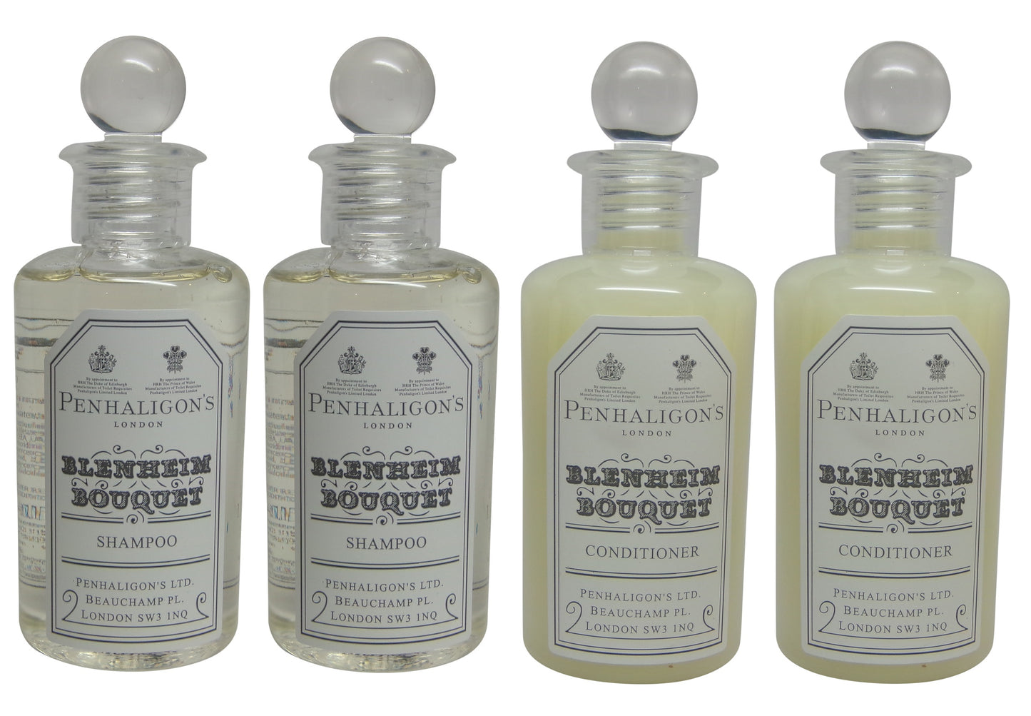 Penhaligons Blenheim Bouquet Shampoo & Conditioner lot of 4 (2 each 3.4oz Bottles)