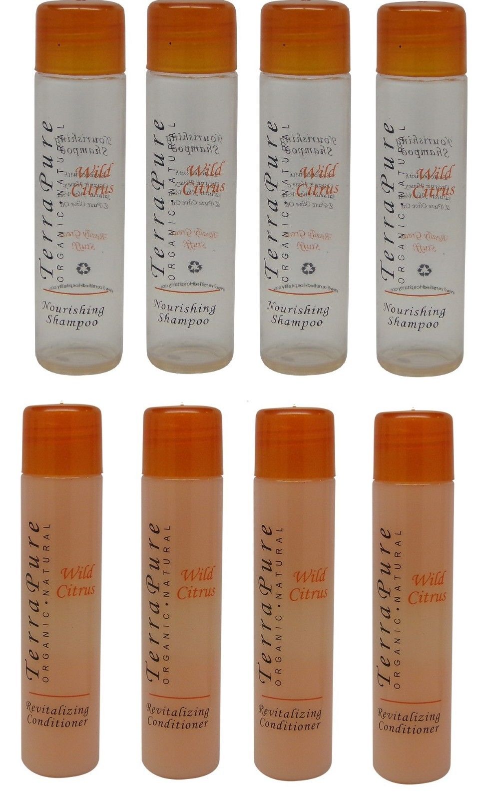 Terra Pure Wild Citrus Shampoo and Conditioner Lot of 8 (4 of each)