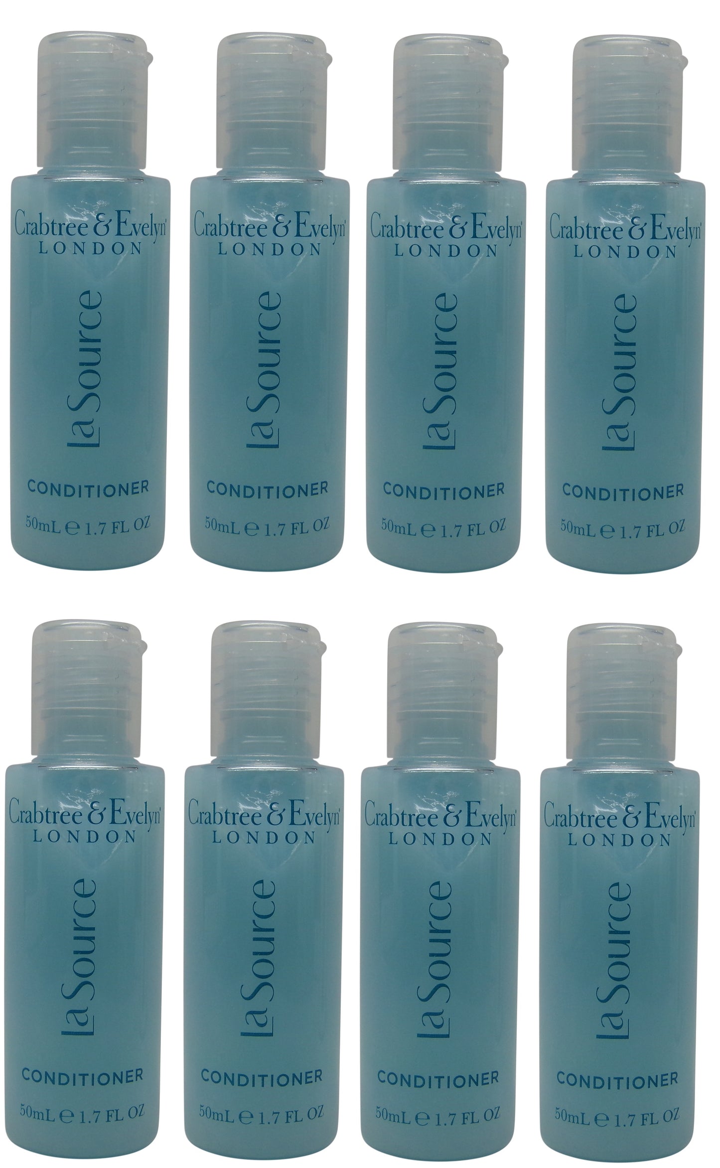 Crabtree and Evelyn La Source Conditioner 8 each 1.7oz Bottles.Total of 13.6oz