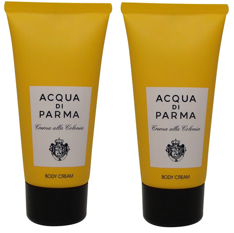 Acqua Di Parma Colonia Body Cream lot of 2 each 2.5oz Bottles. Total of 5oz