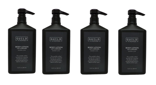 Gilchrist & Soames Guild and Pepper Warm Oak Body Lotion Bottle 12oz lot of 4