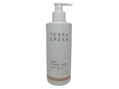 Terra Green 4 Piece Bottle Set Shampoo, Conditioner, Lotion, Body Wash (12.8oz)