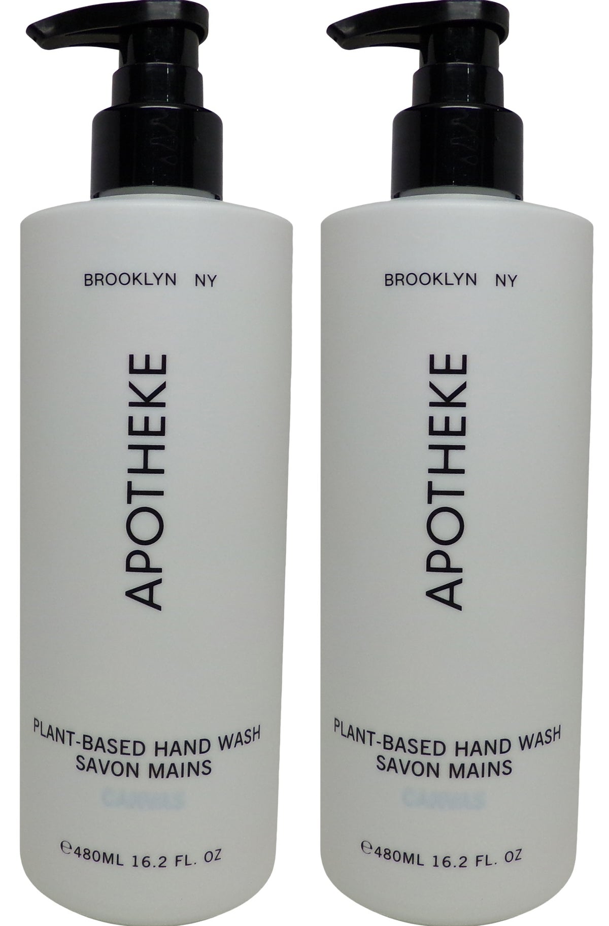 Apotheke Canvas Hand Wash Lot of Two 16.2oz Pump Bottles