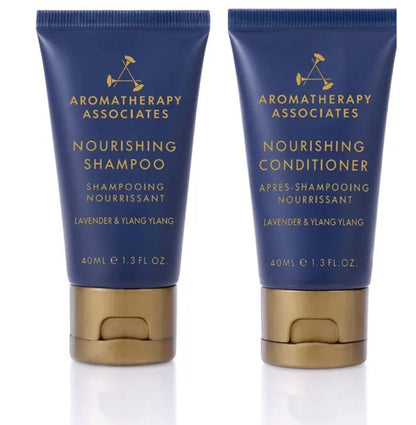 Aromatherapy Associates Ylang Ylang Shampoo & Conditioner lot of 4 (2 of each) 1.3oz bottles.