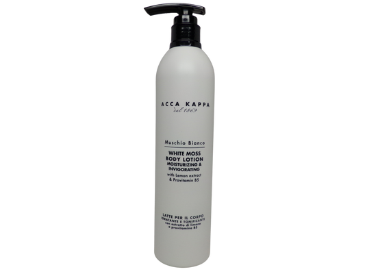 Acca Kappa White Moss Body Lotion 2 Pack (10oz Each, Total 20oz)