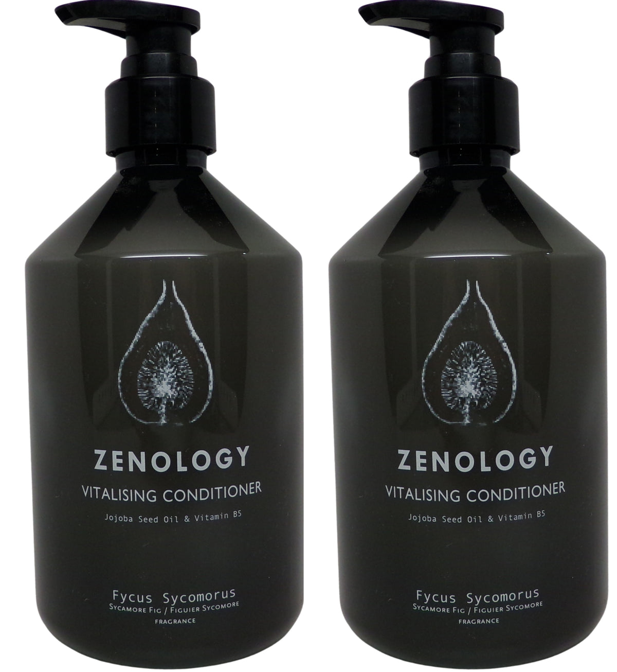 Zenology Fycus Sycomorus Vitalising Conditioner Lot of Two 16.9oz Bottles