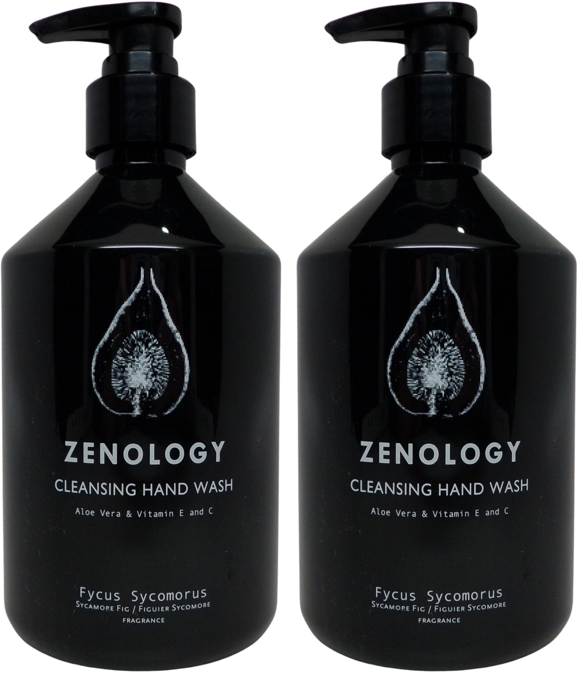 Zenology Fycus Sycomorus Cleansing Hand Wash Lot of Two 16.9oz Bottles