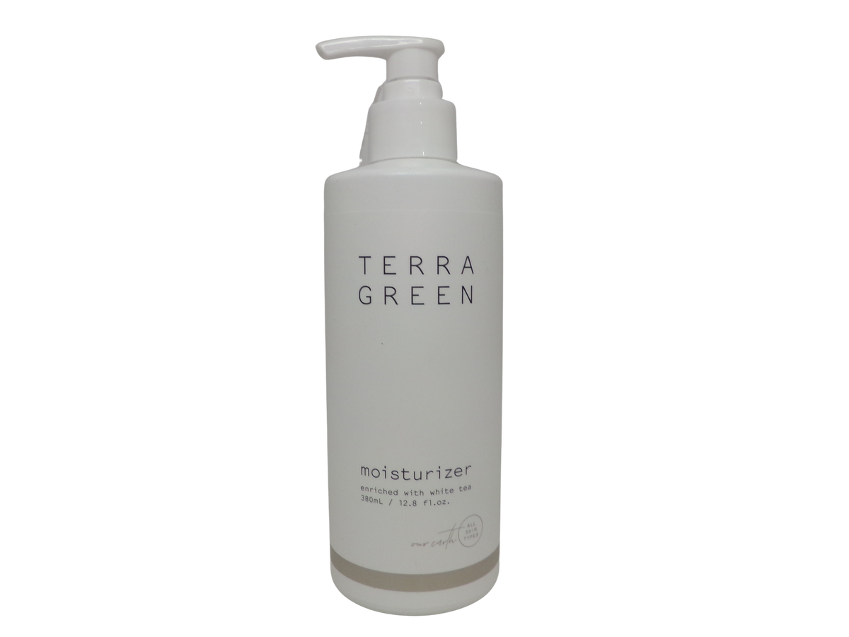 Terra Green 4 Piece Bottle Set Shampoo, Conditioner, Lotion, Body Wash (12.8oz)