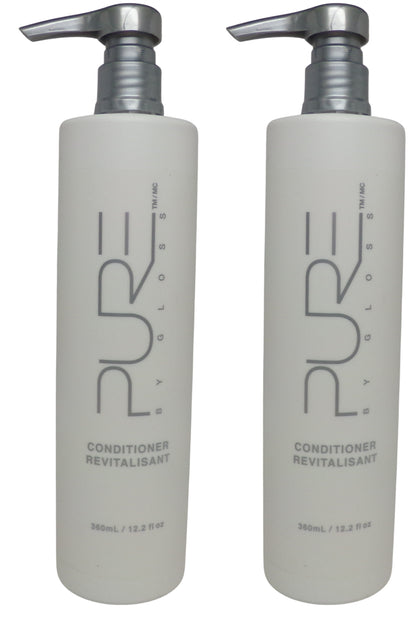PURE by Gloss Conditioner Lot of two 12.2oz Bottles