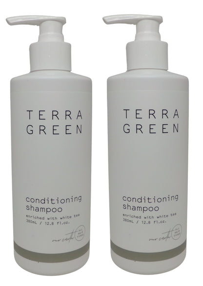 Terra Green Conditioning Shampoo (12.8oz) lot of 2. Total of 25.6oz